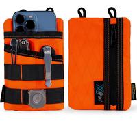 VE3 Tool Pouch Pocket Organizer,Multifonction Durable Nylon Tool Loop Pouch avec 4 Rangement EDC Pochette de Uutils pour Lampe de Poche,Téléphone Portable.[L40]