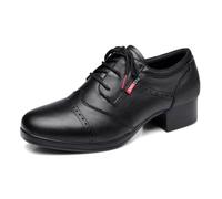 VEACAM Chaussures De Danse Latine pour Hommes en Cuir, Salon, Salsa, Tango, Valse, Chaussures De Caractère