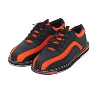 VEACAM Unisexe Melon Chaussures décontracté Mode Bol Pratique Baskets Confort antidérapant Bowling Sport entraîneur athlétique,Orange,35 EU