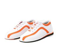 VEACAM Unisexe Melon Chaussures décontracté Mode Bol Pratique Baskets Confort antidérapant Bowling Sport entraîneur athlétique,Blanc,43 EU