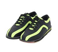 VEACAM Unisexe Melon Chaussures décontracté Mode Bol Pratique Baskets Confort antidérapant Bowling Sport entraîneur athlétique,Vert,35 EU