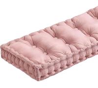 VEAI Coussin de Banc Intérieur/Extérieur - 120/180/100/90/80 x 40/50 Cm - Banc Assise Coussin 8-10cm pour Jardin, Terrasse, Salle à Manger, Sièges de Fenêtre et Balançoires(Peach,70x50x10cm)