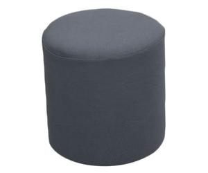 VEAI Housse de Pouf Ottomane Rond Extensible, 30x30cm Housse de Tabouret Confortable et Anti-poussière pour Tabouret Rond, Housse de Pouf Lavable en Machine avec élastique(Cigarette Ash)
