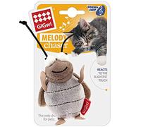 Vealind Melody Chaser Jouet Interactif en Peluche pour Chiens et Chats (Criquet)