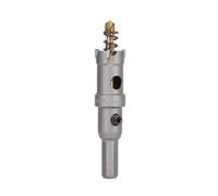 Vearter 18.5mm Scie Cloche en Métal, Carbure Tungstène Coupeur TCT Trou avec Foret de Centrage, pour Acier Inoxydable, Alliage, Cuivre, Fer, Plastique, Fibre de Verre