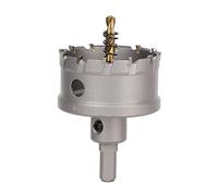 Vearter 61mm Scie Cloche en Métal, Carbure Tungstène Coupeur TCT Trou avec Foret de Centrage, pour Acier Inoxydable, Alliage, Cuivre, Fer, Plastique, Fibre de Verre