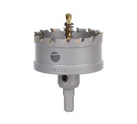 Vearter 68mm Scie Cloche en Métal, Carbure Tungstène Coupeur TCT Trou avec Foret de Centrage, pour Acier Inoxydable, Alliage, Cuivre, Fer, Plastique, Fibre de Verre