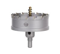 Vearter 88mm Scie Cloche en Métal, Carbure Tungstène Coupeur TCT Trou avec Foret de Centrage, pour Acier Inoxydable, Alliage, Cuivre, Fer, Plastique, Fibre de Verre