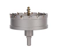 Vearter 91mm Scie Cloche en Métal, Carbure Tungstène Coupeur TCT Trou avec Foret de Centrage, pour Acier Inoxydable, Alliage, Cuivre, Fer, Plastique, Fibre de Verre