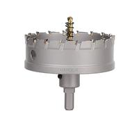 Vearter 98mm Scie Cloche en Métal, Carbure Tungstène Coupeur TCT Trou avec Foret de Centrage, pour Acier Inoxydable, Alliage, Cuivre, Fer, Plastique, Fibre de Verre