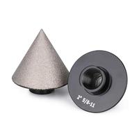 Vearter Mèche à chanfreiner diamant biseauté, outils de meulage élargi trou 1,6 à 28 cm filetage pour fraisage carrelage granit marbre pierre sculpture