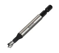 Vearter Mèche Forstner de 6 mm, multi-dents en acier à haute teneur en carbone avec tige hexagonale, foret perforé pour bois, bois massif, MDF, plastique, panneaux de particules, contreplaqué