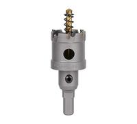 Vearter TCT Scie-cloche en carbure de tungstène 33 mm avec foret pilote - Cutter pour métaux durs, acier inoxydable, acier doux, alliage d'aluminium, cuivre, fer, plastique et fibre de verre