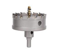 Vearter TCT Scie-cloche en carbure de tungstène 80 mm avec foret pilote - Cutter pour métaux durs, acier inoxydable, acier doux, alliage d'aluminium, cuivre, fer, plastique et fibre de verre