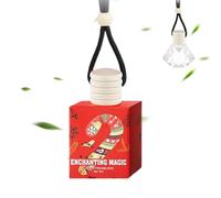 Veasbuu Amélioration de l'air de voiture | Diffuseur de parfum de Noël pour véhicule Aromathérapie pour l'intérieur - Pendentif de miroir - Boule parfumée - Cadeau pour les voyages hommes et femmes