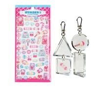 Veasbuu Autocollants 3D - Décalcomanie Mignonne Et Drôle Au Thème Alimentaire Transparent | Autocollants Pour Ordinateur Portable,Pour Adultes École Journal Agenda Carnet Téléphone Valise