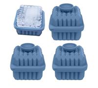 Veasbuu Bac à glaçons à cocktail | 3 récipients en silicone en forme de losange portable et réutilisable - Moules à glace en silicone pour la cuisine, le réfrigérateur, la maison, le whisky, les