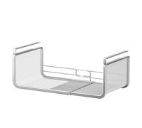 Veasbuu Basket, étagère de rangement extensible, 38 x 20 x 20 cm, stockage suspendu, étagère multifonctionnelle, insert pour dressing, salle de bain, cuisine, solution d'économie d'espace pour la