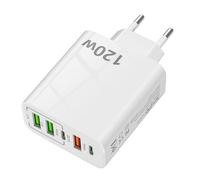 Veasbuu Brique de charge, bloc de charge | Bloc de prises de 5 ports, brique de chargeur de téléphone portable, cube chargeur de voyage, tête cube pour la tablette
