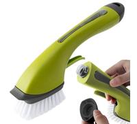 Veasbuu Brosse de Nettoyage | Gadgets ménagers pour évier, Distributeur de Savon, pour Maison, Salle de Bain, Sol, Garage, Appartement, Restaurant, Pots