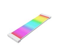 Veasbuu Câbles | Câble d'extension PC gainé bande ARGB, bande RGB ARGB gainée composants internes PC super lumineux, adaptateur de connecteur coloré