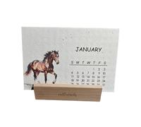 Veasbuu Calendrier 2026 - Planificateur personnel en papier plantable - Calendrier de table pour bureau debout - Pour maison, bureau, école, salle de hambre à coucher, studio