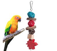 Veasbuu calopsittes | Boule en rotin naturel pour oiseaux, jouet pour cage à oiseaux de petite, moyenne et grande taille, d'entraînement pour inséparables, conures, perruches