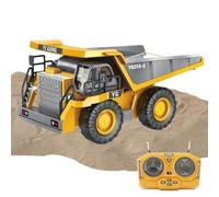 Veasbuu Camions Electriques,Pelle Mécanique avec Lumière et Son | Ensemble de Camions-Bennes Jouets en Métal avec Batterie Rechargeable,pour de 4 à 12 Ans, Cadeau pour Noël et