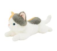 Veasbuu Cat Stuffed Animals, Soft Cat Plush, Lying Cat Plush Toy, Weighted Cat Stuffed Animal, Cute Cat Stuffed Toy, Cat Nap Plush, Plush Cat Toy, Stuffed Animal Cat, Children’s Room Decor