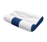 Veasbuu Cervical Neck Pillow, Ergonomic Sleeping Support, 19.69x11.81 inches Breathable Height Adjustable Design, Orthopedic Memory Foam, Contoured Comfort for Sleep, Bedroom Use