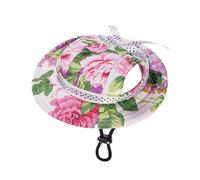 Veasbuu Chapeau à visière pour Chien à Bord Rond | Chapeau Rond d'été pour Animaux de Compagnie Protection Solaire extérieure pour Animaux de Compagnie à visière pour Chien à Bord