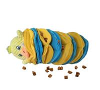 Veasbuu Chewy Dog Toys, Chew Pillow Snuffle Ball, 5.91x5.91x9.84 inches Interactive Emotional Slow Feeder, Duck Shape Plush Toy for Boredom Relief, Enrichment and Travel