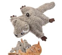 Veasbuu Chirping Bird Cat Toy, Rechargeable Cat Toy, Animal Exercise Toy for Cats, Interactive Indoor Cat Toy, USB Rechargeable Kitten Toy, Chirping Bird Interactive Toy,Touch Activated Cat Toy,