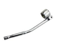 Veasbuu e capteur O2, outil de retrait de capteur d'oxygène offset à 6 points, kit de douilles de détection robuste et flexible, acier vanadium Durabilité 27 cm pour la plupart des voitures et