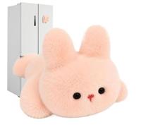 Veasbuu Cute Stuffed Ornament, Magnetic Plush Figure, Soft Dashboard Toy, Compact Locker Decoration, Miniature Vehicle Magnet for Refrigerator Car Desk Office Vehicle Refrigerator