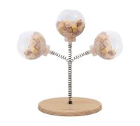 Veasbuu Distributeur de pour chat - Jouet interactif pour chat - Jouet de nourriture pour chat rempli de nourriture et de , idéal pour le contrôle des portions et les mangeurs