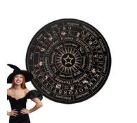 Veasbuu Divination Board Dowsing - Planche de spiritisme avec aiguilles en bois - Plateau de jeu pour séances - Planche de divination pour les fêtes et les réunions