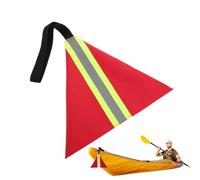 Veasbuu Drapeau de remorque | Panneau d'avertissement réfléchissant avec support | Drapeaux d'avertissement pour remorques de camion | Convient pour une utilisation lors de la traction, les sports de