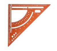Veasbuu Équerre de menuiserie | Règle triangulaire ergonomique en aluminium pour menuiserie | Équerre combinée pour cadres et structures, pour hommes, amateurs, femmes et
