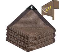 Veasbuu Filet d'ombrage d'extérieur - Filet en maille anti-UV - Protection solaire pour terrasse avec œillets - Convient pour terrasse, balcon, jardin, serre, , clapier pour animaux