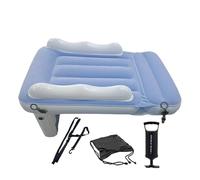 Veasbuu Inflatable Kids Travel Bed, Children Blow Up Mattress, 31.5x23.6x19.7inches Airplane Seat Extender, High Side Safety Design, Lightweight Portable for Air Travels, Road Trips