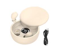 Veasbuu Invisible Wireless Earbuds - Discreet Noise-Isolating Earphones for Side Sleepers, Includes Charging Case, Perfect for Indoor, Home, Work, Gym, Travel, and Outdoor Use