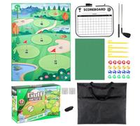 Veasbuu Jeux de golf pour adultes - Kit de tapis d'entraînement de golf - Ensemble d'entraînement de swing pour la maison, la cour, la pelouse, la fête, le carnaval, la plage, le garage, la famille
