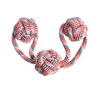 Veasbuu Jouet interactif en corde pour chiot, jouet à mâcher pour chien de taille moyenne, corde nouée, pour intérieur et extérieur, soulagement de l'ennui, vacances, anniversaire, petit, moyen et