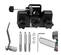 Veasbuu Kit d'affûtage de tronçonneuse - Manivelle pour un affûtage précis et rapide - Aiguiseur léger pour tronçonneuse - Pour menuisiers, arbuteurs, ouvriers forestiers ainsi que pour une