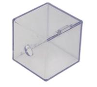 Veasbuu Kit de moule à légumes transparent triangulaire et cube réutilisable pour la croissance de concombres, tomates, citrouilles, pastèques et plantes de jardin