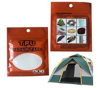 Veasbuu Kit de patch pour matelas gonflable, kit de patch pour auvent | 10 pièces de rustines autocollantes imperméables | Kit de réparation résistant aux intempéries pour châteaux gonflables