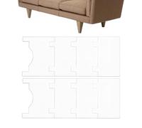 Veasbuu Lot de 2 arrêts de meubles antidérapants en acrylique pour canapé, maison, bureau, chambre, lit, table, armoire, tête de lit