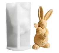 Veasbuu Moule en silicone en forme de lapin - Décoration 3D - Moule en résine époxy - Pour maison, table, vacances, salle à manger, fête, mariage, centre de table