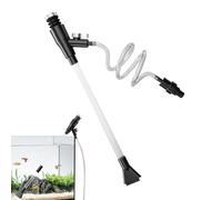 Veasbuu Nettoyeur de sol pour aquarium et cloche, pompe manuelle à main, siphon d'aquarium, changeur d'eau, pour l'entretien des crevettes et des poissons de combat à la maison, dans l'appartement, au